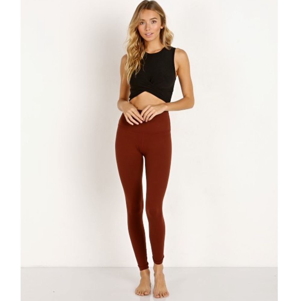 Beyond Yoga High Waisted Leggings Red Rock